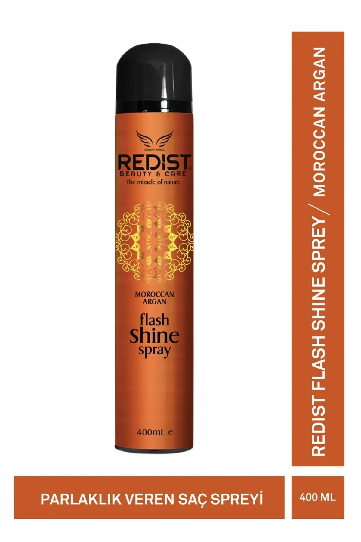 Redist Parlatıcı Sprey Flash Shine 400 ml Parlak Görünüm Saçlar - Vegan