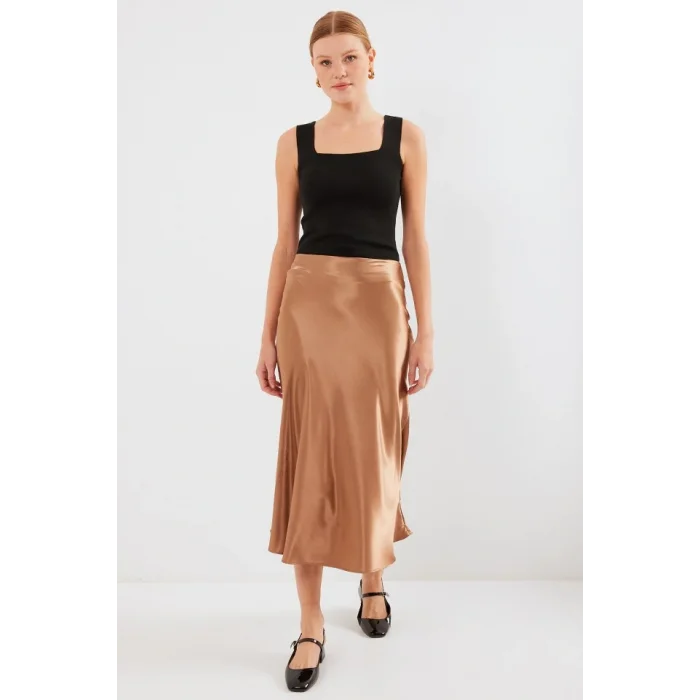 15806 Saten Etek - M. Kahverengi