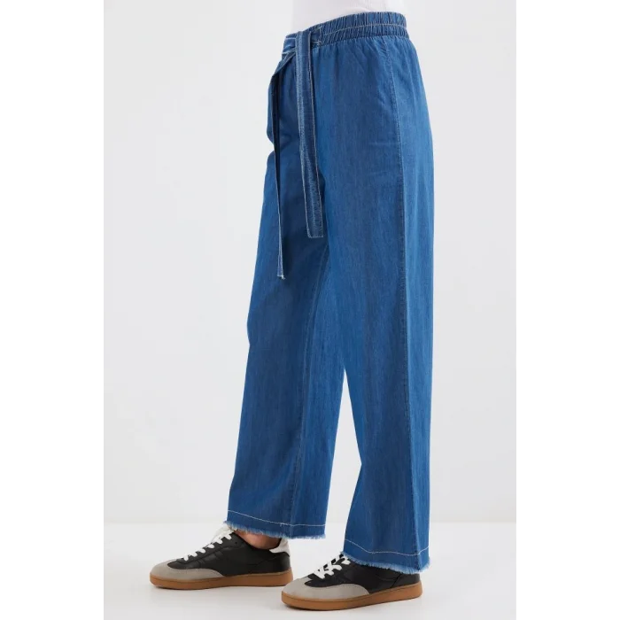 6469 BOL PAÇA JEANS PANTOLON - Koyu Mavi