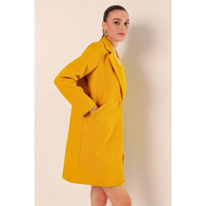 9085 Kaşe Kaban - Sarı