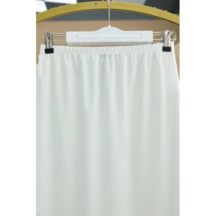 Araboy Jupon Astar Etek -Beyaz