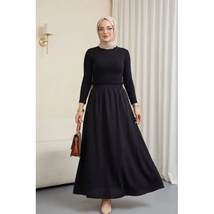 Araboy Jupon Astar Etek -Siyah