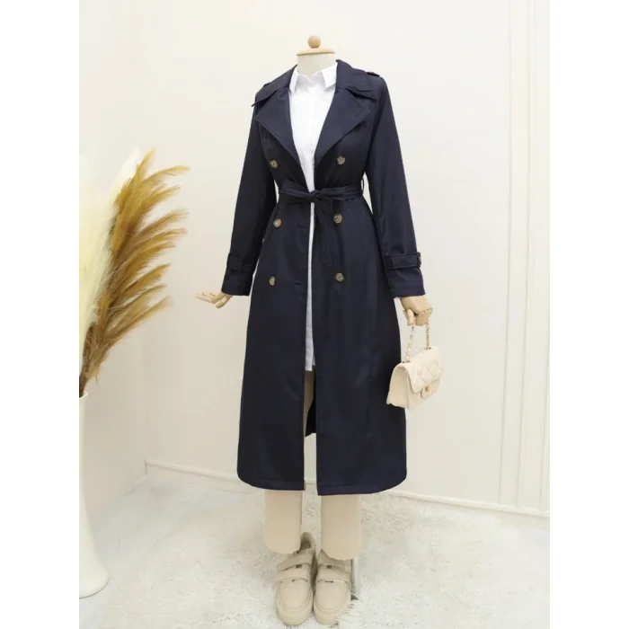 Astarlı Kemerli Trenckot -Laci