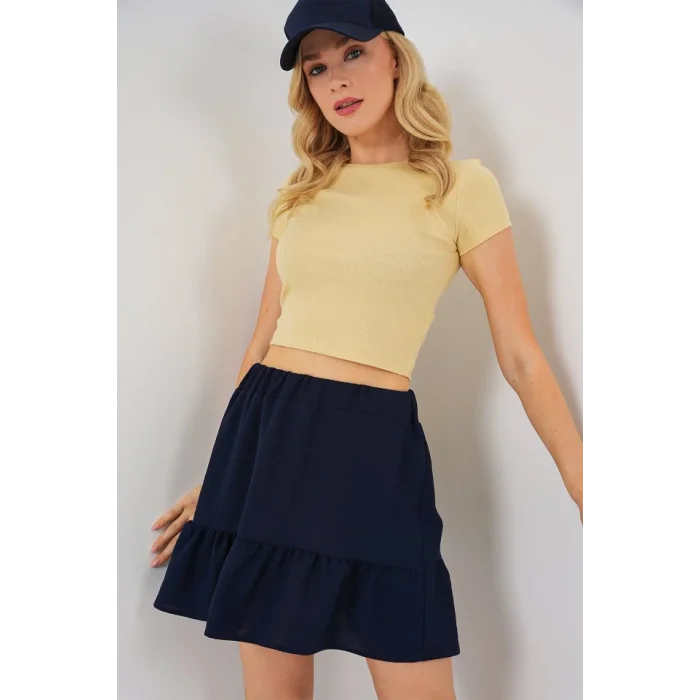 Ayrobin Mini Etek 8054 - Lacivert