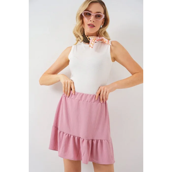 Ayrobin Mini Etek 8054 - Pudra