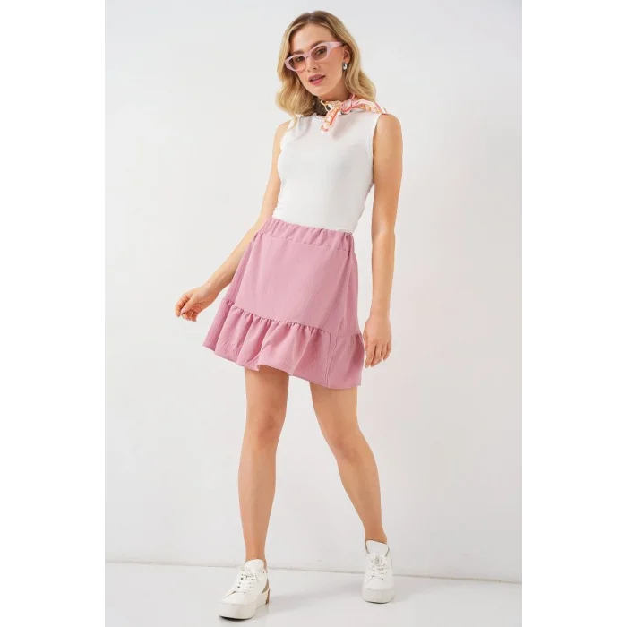 Ayrobin Mini Etek 8054 - Pudra