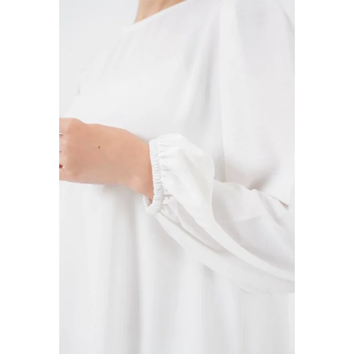 Ayrobin Tunik Pantolon Alt Üst Takım 6712 - Beyaz