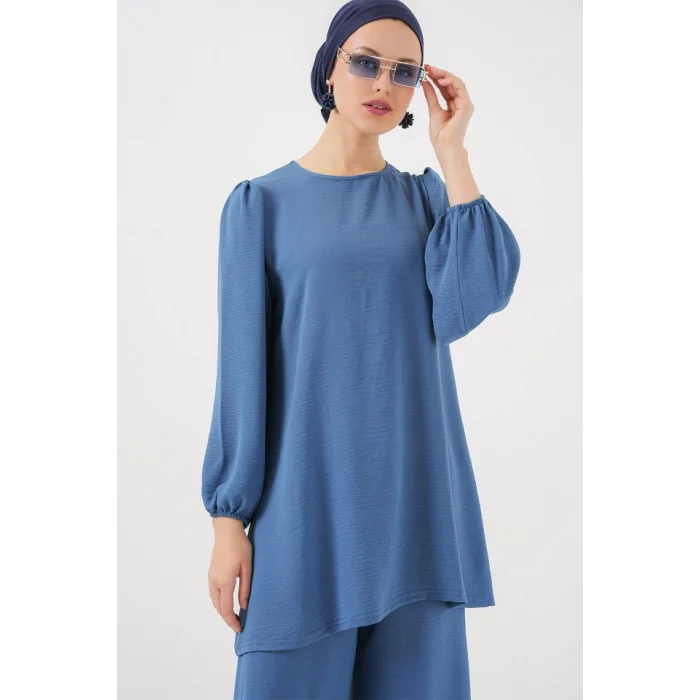 Ayrobin Tunik Pantolon Alt Üst Takım 6712 - İndigo