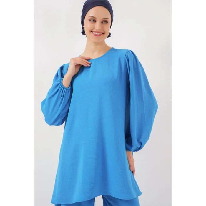 Ayrobin Tunik Pantolon Alt Üst Takım 6712 - Mavi