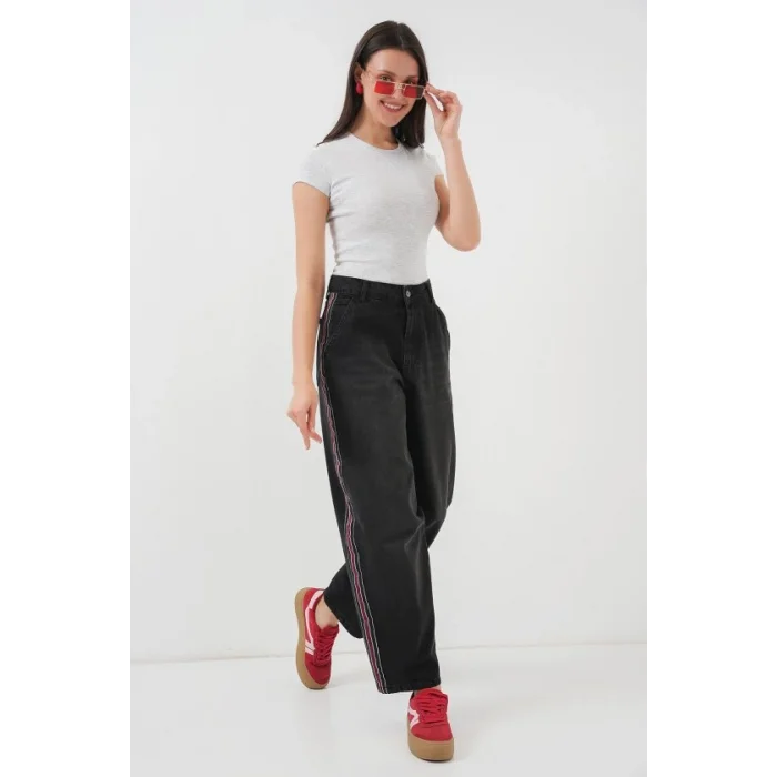 Baggy Kot Pantolon 6700 - Siyah