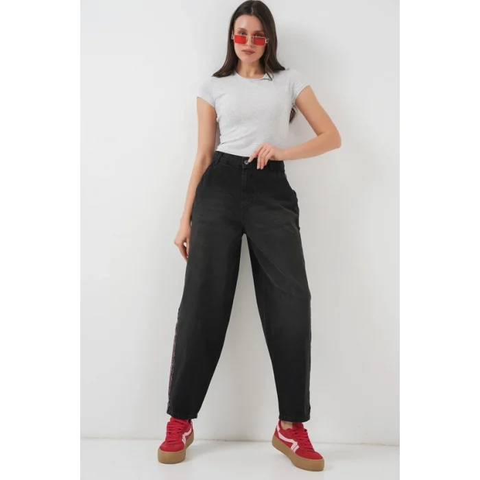 Baggy Kot Pantolon 6700 - Siyah