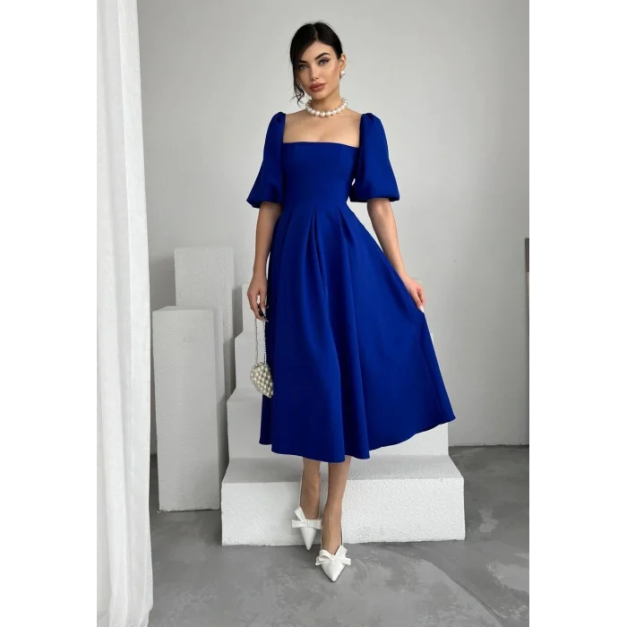 Benjamin Çan Etekli Midi Boy Elbise