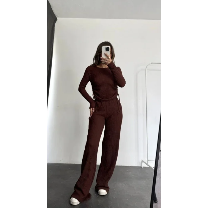 Bubble alt üst takım kahve pt510446