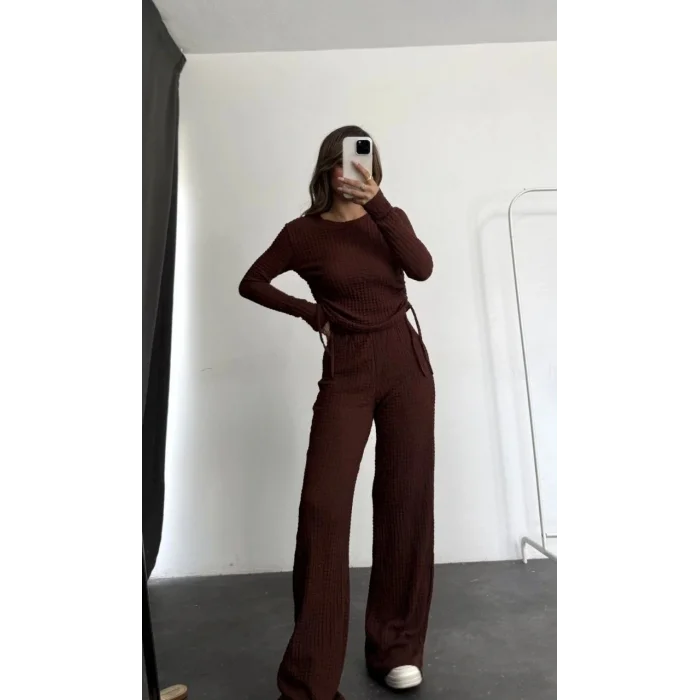 Bubble alt üst takım kahve pt510446