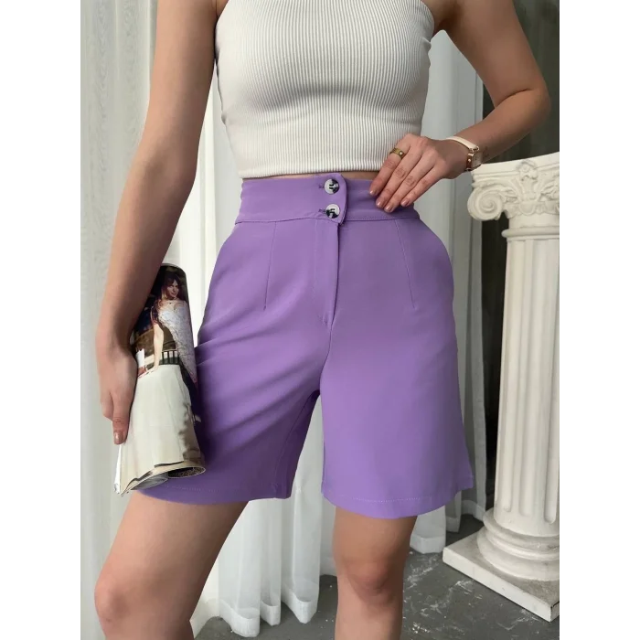 Düğmeli şort mdl24326