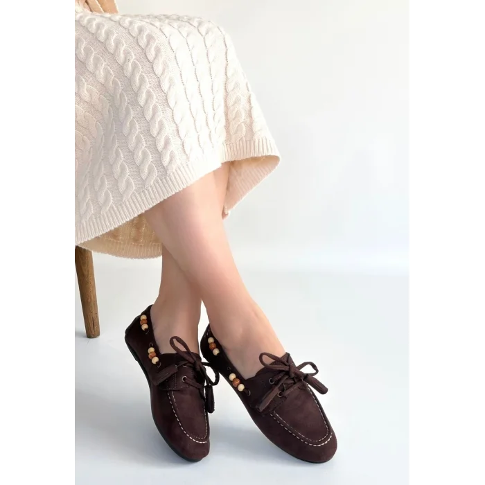 Elora Kahve Süet Babet