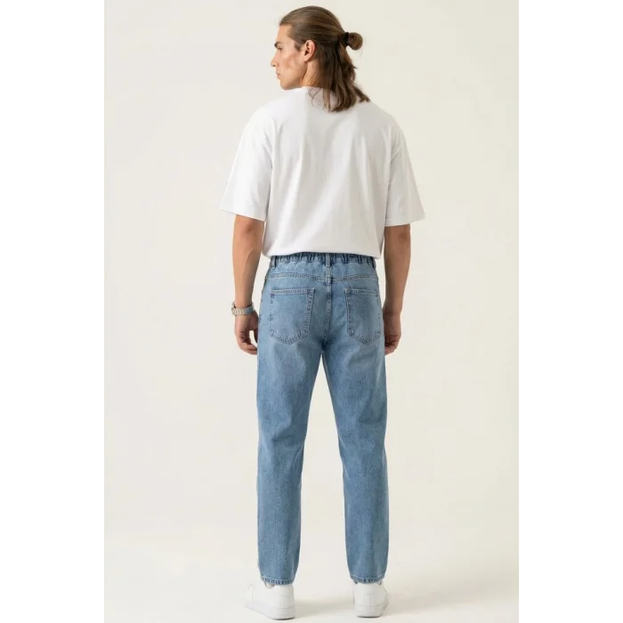 Erkek Rahat Kesim Baggy Jean Pantolon 30075 - İndigo
