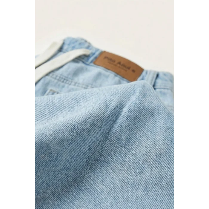 Erkek Rahat Kesim Baggy Jean Pantolon 30076 - Mavi