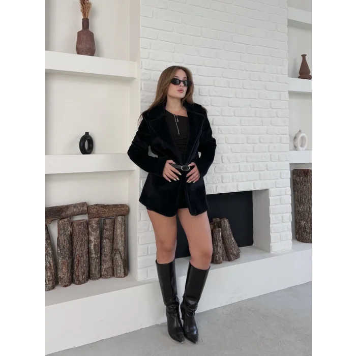 Fok ceket premıum kalite siyah st255860