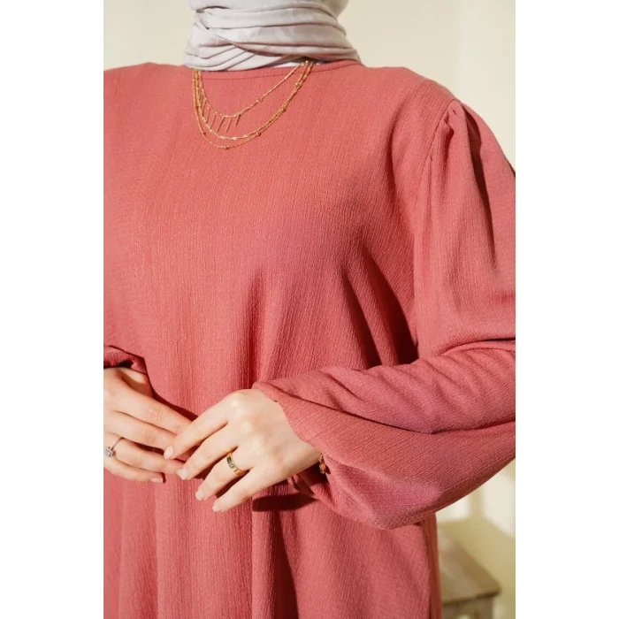 Gül Kurusu Tunik Pantolon Alt Üst Takım 6663