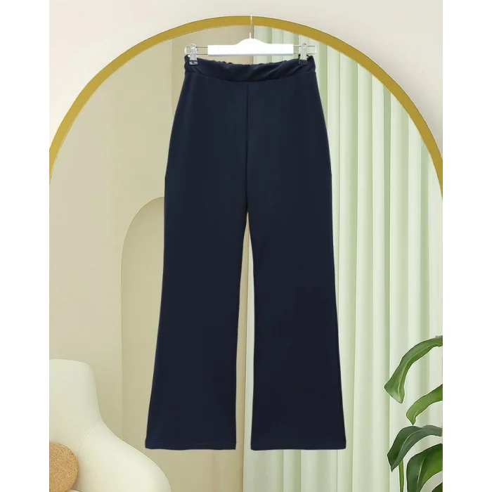 İthal Kumaş İspanyol Paça Pantolon   -Laci