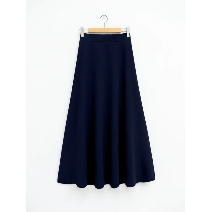 İthal Likralı Krep Kumaş Kiloş Çan Etek  -Laci