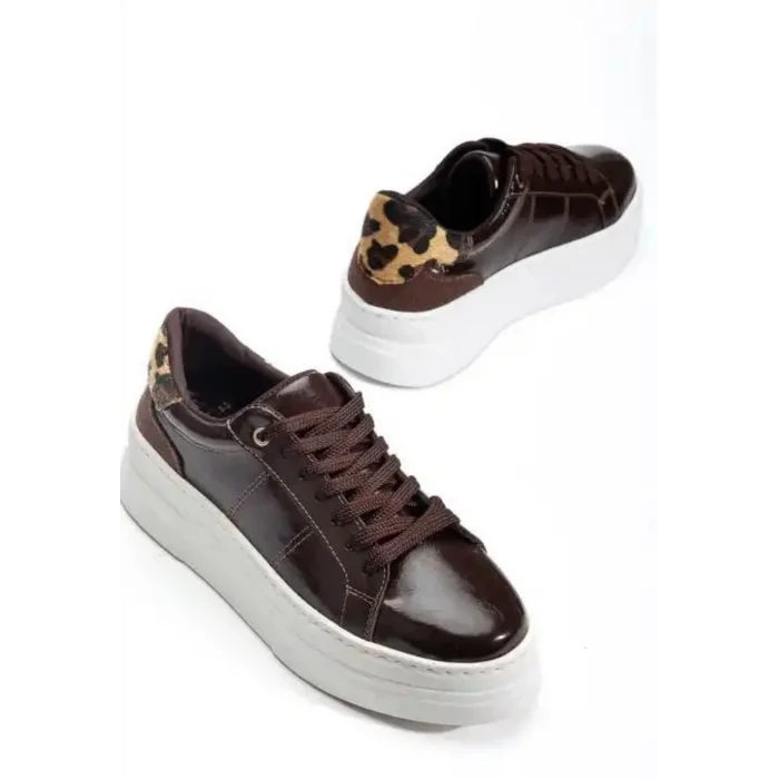 Jetan Kahverengi Rugan Bağcıklı Spor Ayakkabı