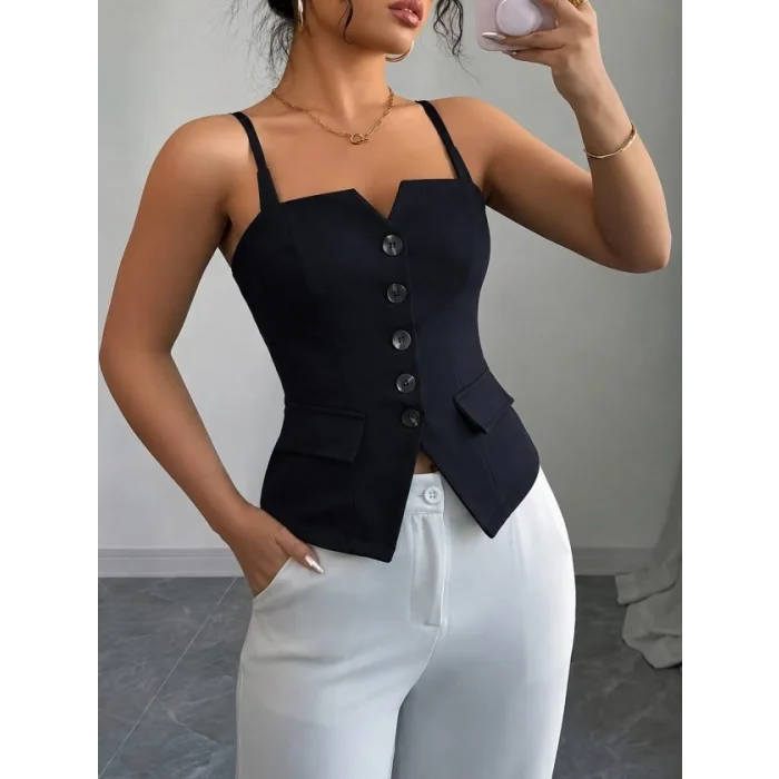 Kadın Askılı önü Döğmeli Atlas Bluz