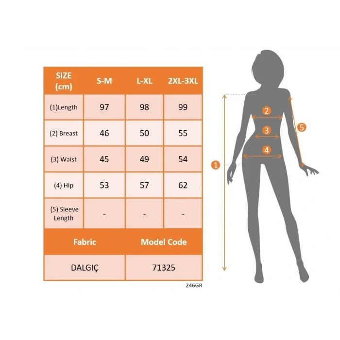 Kadın Askılı Yuvarlak Yakalı Yaprak Desenli Dalgıç Elbise