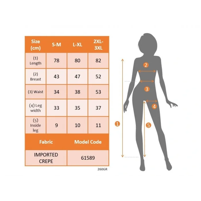 Kadın Sıfır Kollu V Yakalı Cep Detaylı Ithal Krep Tulum
