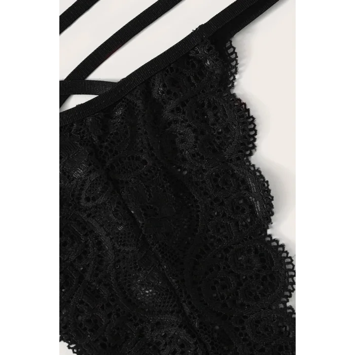 Kadın Siyah Dantel Sütyen Külot Takımı – Modern, Konforlu ve Günlük Kombinlere Uygun