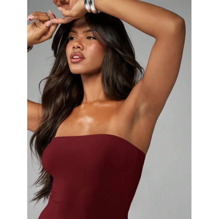 Kadın Straplez Mini Elbise