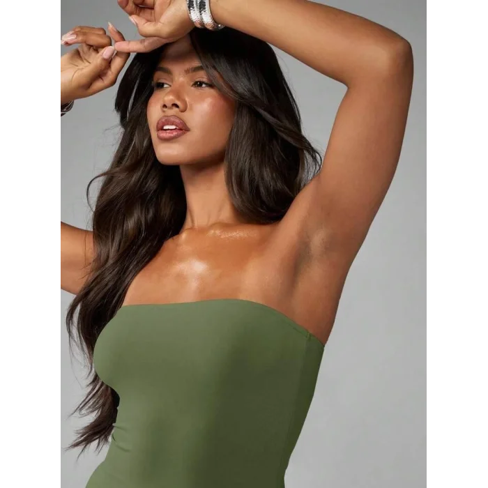 Kadın Straplez Mini Elbise