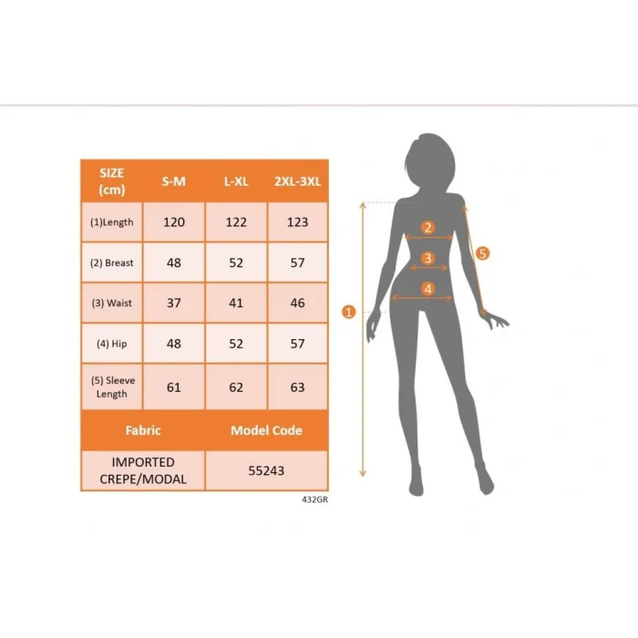 Kadın Uzun Kollu Bisiklet Yaka Ithal Krep Bluz Alt Desenli Modal Midi Elbise