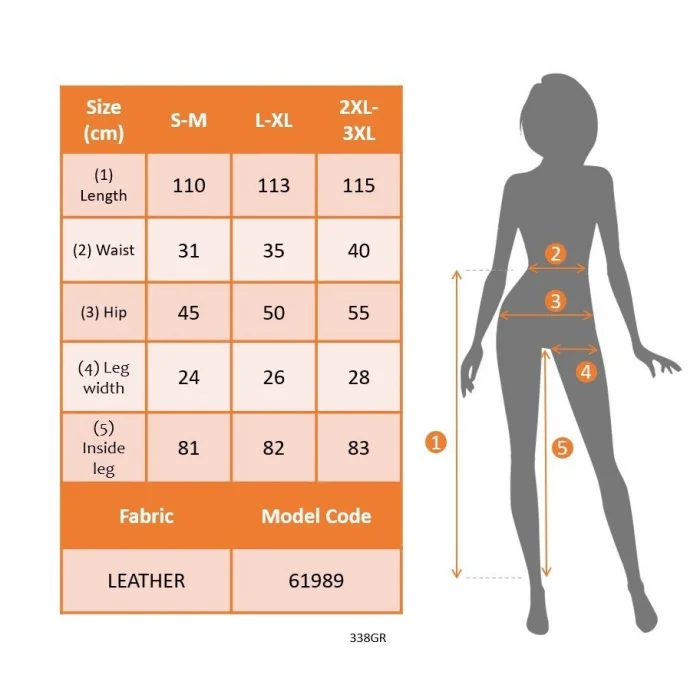 Kadın Yüksek Bel Yanlardan Püsküllü Deri Pantolon