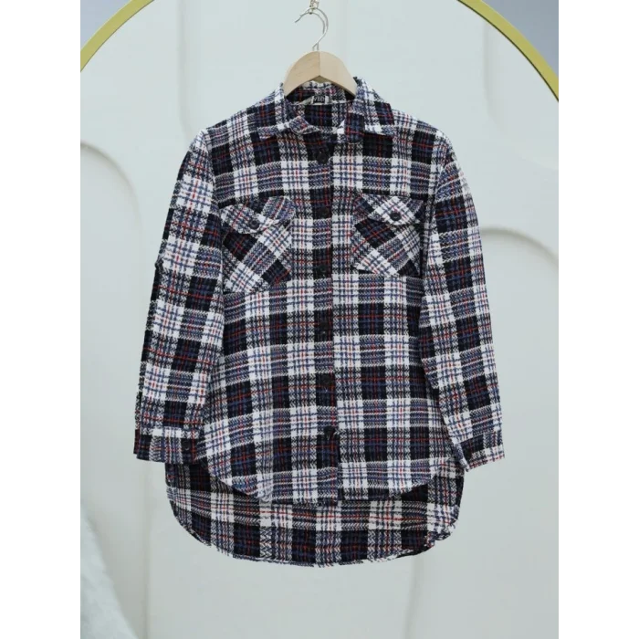 Kapaklı Cepli Tüvit Gömlek   -Laci