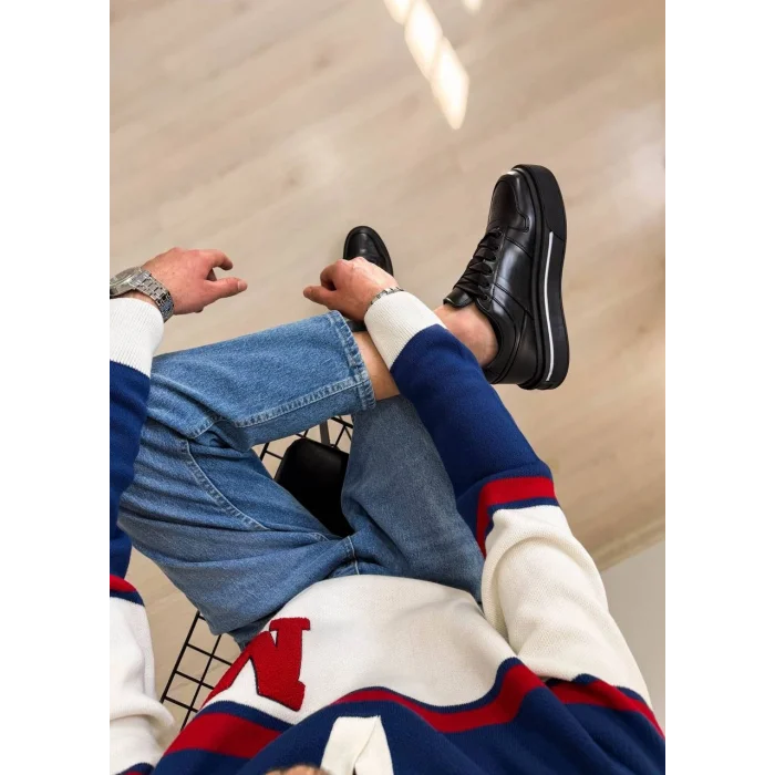 KB-04 Kuback Kömür Cilt Günlük Erkek Ayakkabı