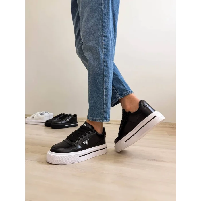 KB-04 Kuback Siyah Cilt Günlük Erkek Ayakkabı