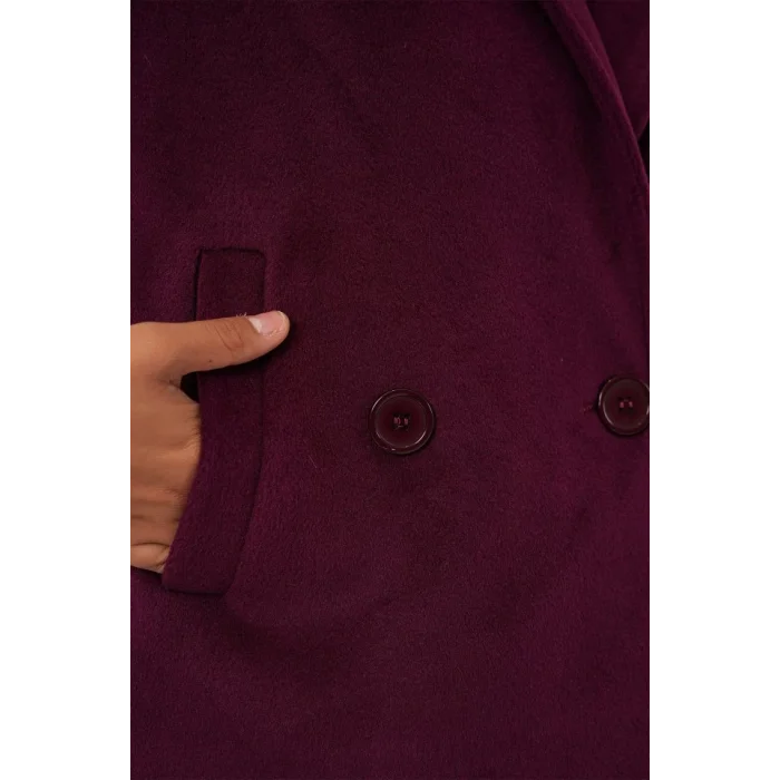 Kısa Kaşe Ceket 0725 - Bordo