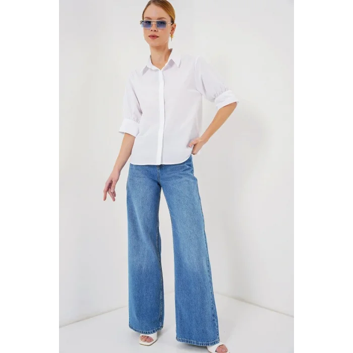 Kısa Kol Gömlek 20312 - Beyaz