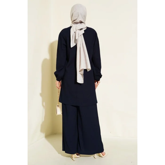 Lacivert Tunik Pantolon Alt Üst Takım 6663