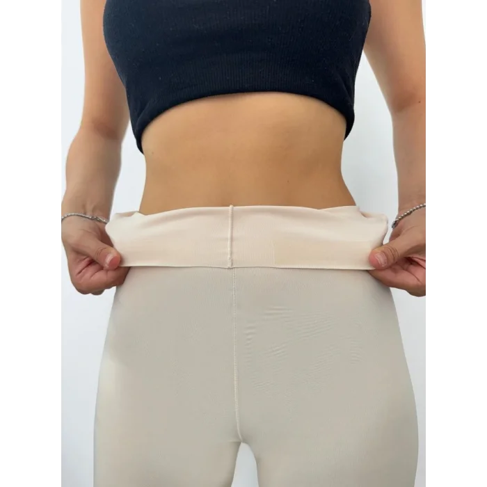 Lazer Kesim  Paçalı Korse -Krem