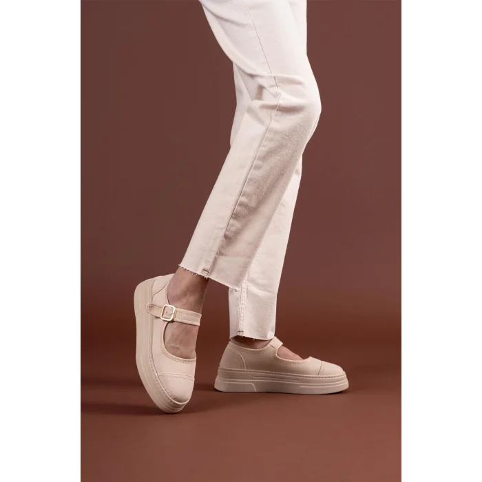 Lunni Bej Keten Spor Ayakkabı