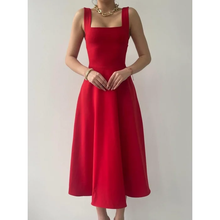 Neapolitan Askılı Elbise