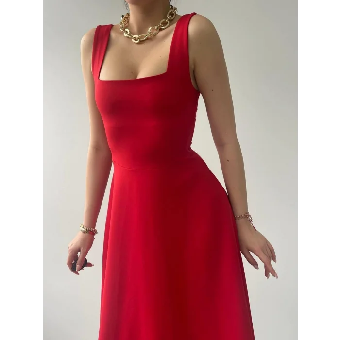 Neapolitan Askılı Elbise