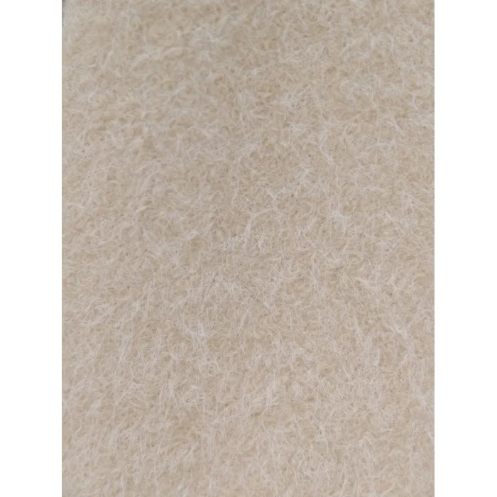 Önü Bağlamalı Kırçıllı Kaşe Ceket -Bej