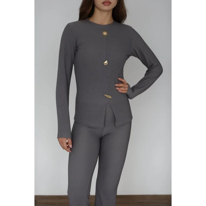 Ottoman alt üst takım gri pt510442