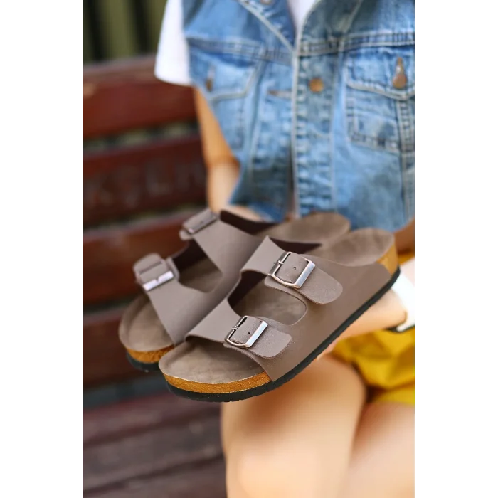 Rıno Kahverengi  Nubuk Terlik