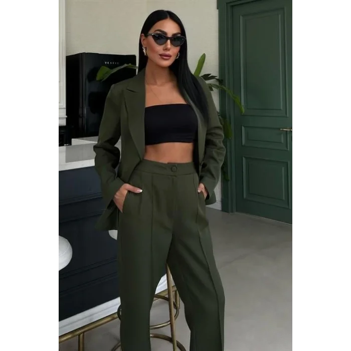 Sırt Dantel Detay Premium Takım Elbise 10031