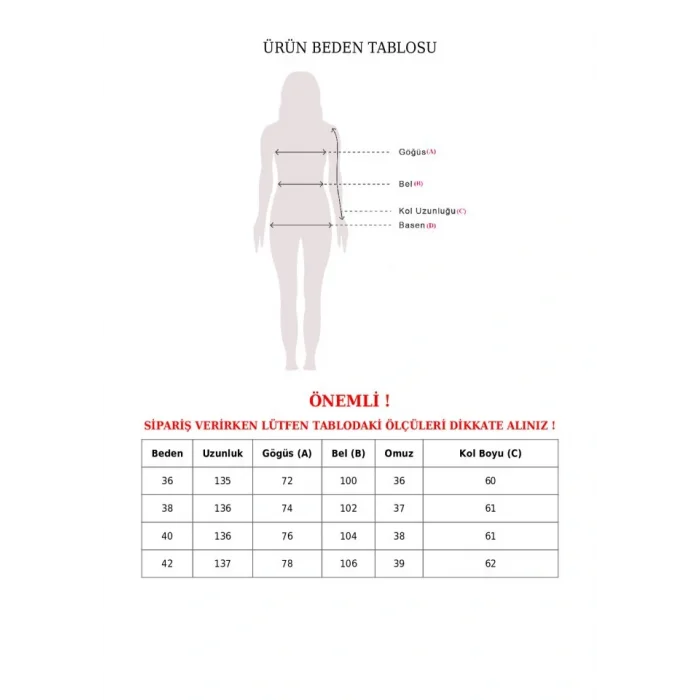 Tünel Bağcıklı Uzun Elbise -Beyaz